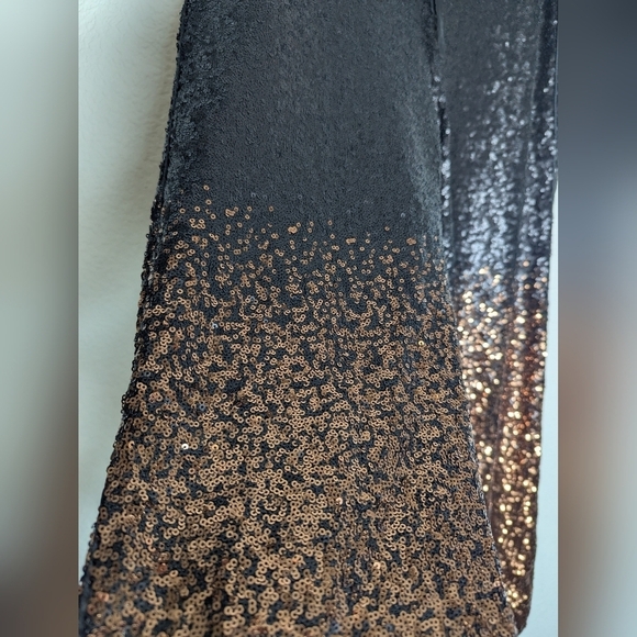 Johnny Was NWT Black and Copper Sequin Pants - Picture 13 of 16